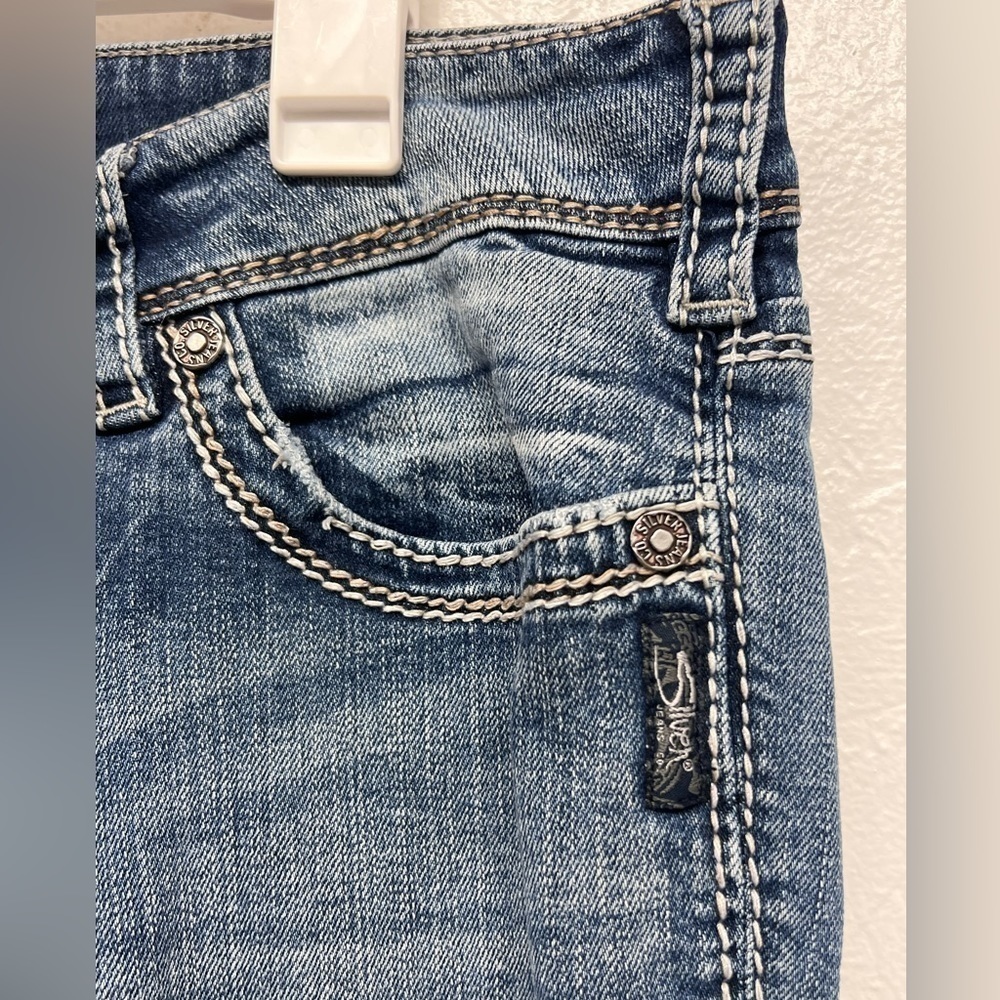 Women’s - Silver Mid-Rise Bootcut Jeans - 32X30 - Picture 5 of 12